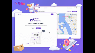🎯 Positioning Sticker #𝐃𝐅_𝐓𝐫𝐚𝐜𝐤𝐢𝐧𝐠 - Location Tracker animation brand branding digitalfortress gps gps tracking iot iot dashboard luxury deliver mobile application motion graphics smart smartdelivery tracker ui uiux template ux web application