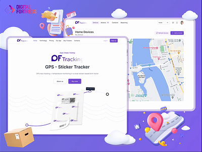 🎯 Positioning Sticker #𝐃𝐅_𝐓𝐫𝐚𝐜𝐤𝐢𝐧𝐠 - Location Tracker animation brand branding digitalfortress gps gps tracking iot iot dashboard luxury deliver mobile application motion graphics smart smartdelivery tracker ui uiux template ux web application