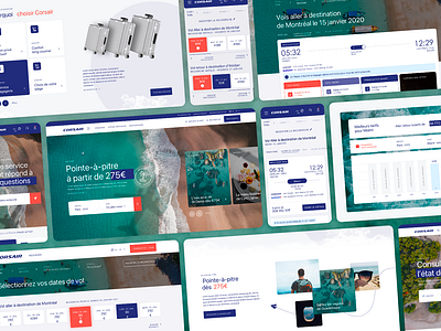 Corsair France - Rebrand airlines app design boarding book plane booking corsair flight flight booking flight search fly funnel mobile product design ticket booking travel travel agency ui design uidesign user interface web app