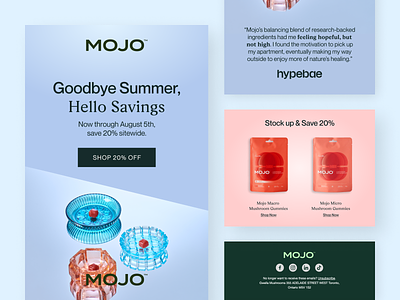 MOJO - PR Feature | Email Template branding clean design email flat logo modern simple subscribe teamplate typogrphy ui ux vector web