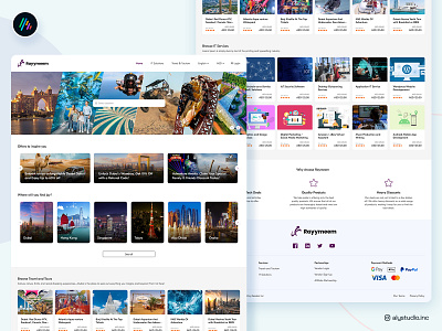 Rayymeem | Web UI dailyui design modern design tourism web travel travel web ui uiux web