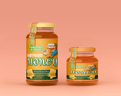 Honey Jar Label Design bottle label cannabis cbd honey label design honeysupplement jar jar label design supplement