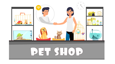 Pet Shop animation branding graphic design motion graphics