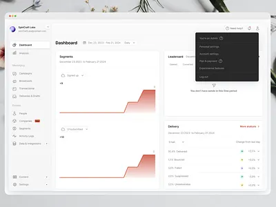 Dashboard — SAAS App animation dashboard design illustration inspiration job mobile new opportunity product design saas saas product ui ui design uiux user interaction work