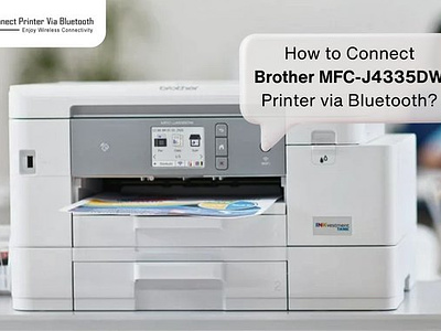 How to Connect Brother MFC-J4335DW Printer via Bluetooth? brother printer mfc j4335dw connect brother printer how to connect brother printer mfc j4335dw