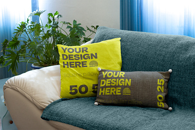 Pillow Mockup 01 couch cover graphic design illustration mockup mockups pillow portfolio