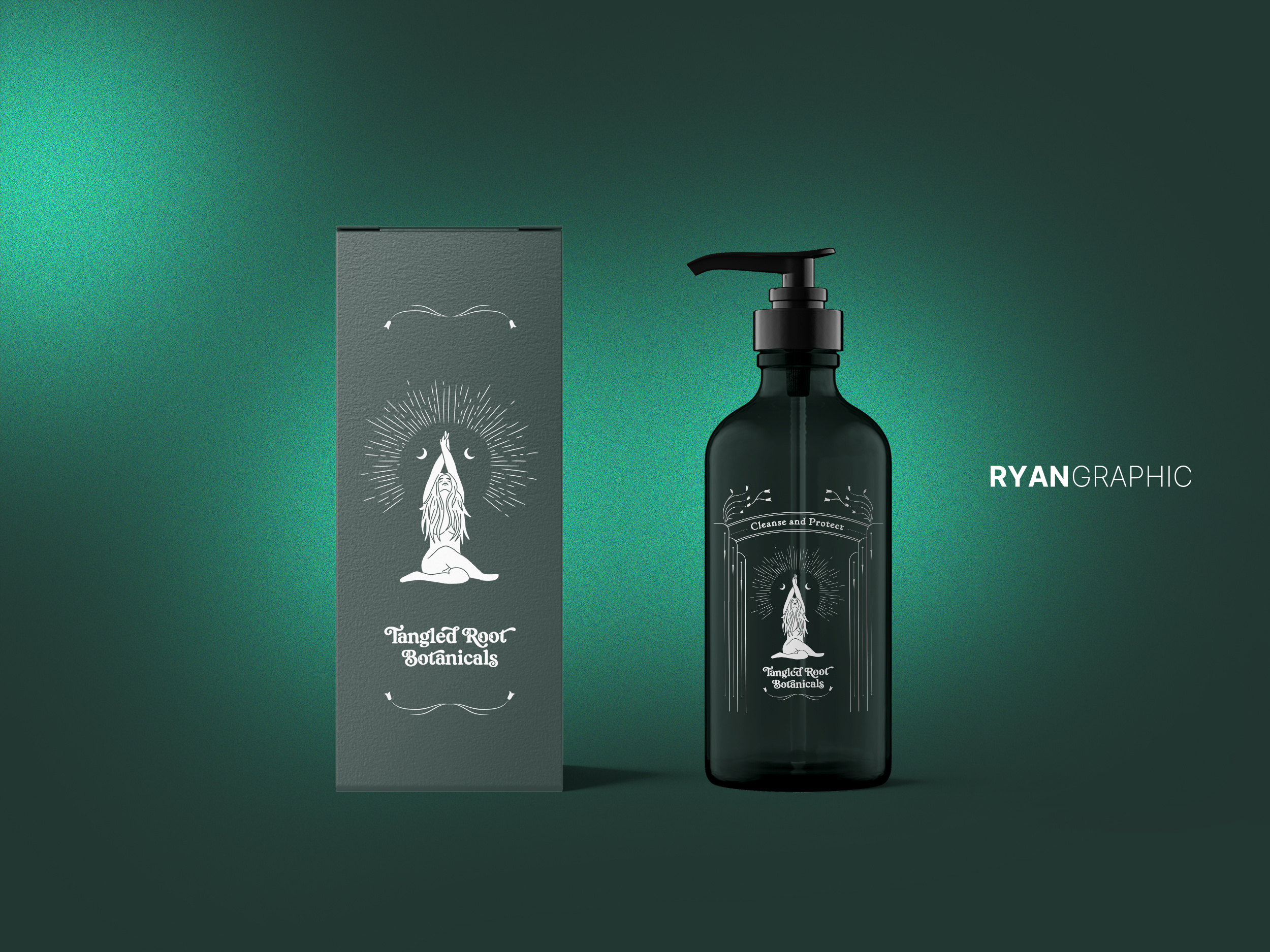 Example of Product Label Design—Custom& Print Ready