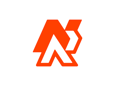 NR Monogram design letter logo logotype mark monogram nr nr logo symbol typography
