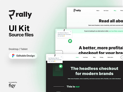 Make Rally UI your own branding design figma finance finance app finance website free investment kit mockup product rally recreated redesing template ui ui kit ui ux web design website
