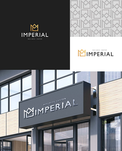 IMPERIAL/ Logo/Фирменный стиль brand aesthetics brand personality branding business center graphic design logo logo creation logodesign minimalism visual identity