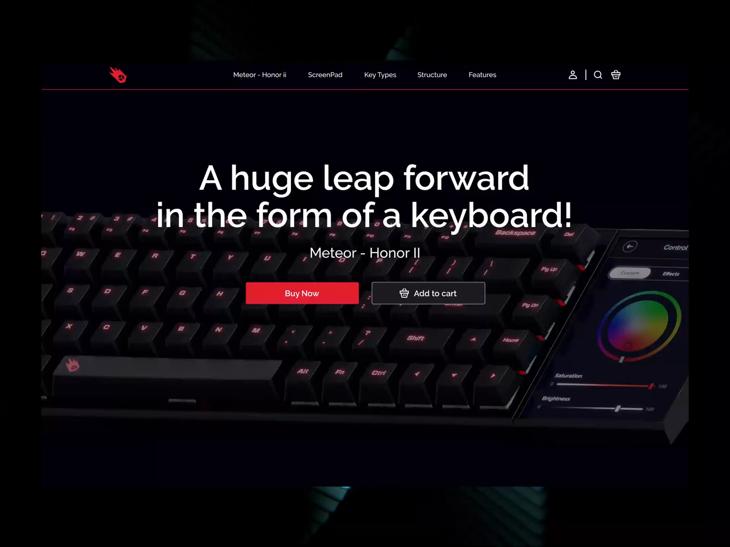 Meteor Product Landing by Abron Studio on Dribbble