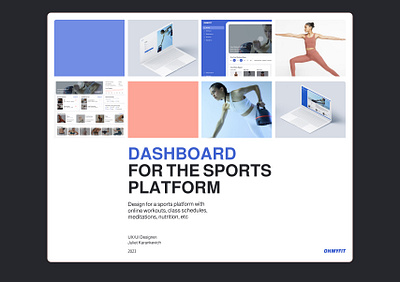 Fitness dashboard design branding dashboard logo ui uxui uxuidesign web webdesign