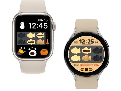 TIMEFLIK Watchface 04 - Dessert War! 3d animation applewatch branding galaxywatch graphic design logo motion graphics smartwatch ui watch