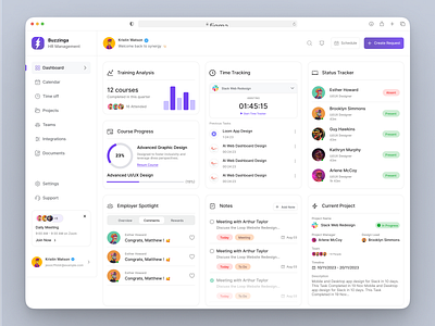 HR Management Dashboard Design creativeagency dashboard design designinspiration dribbbleshowcase graphic design hr management dashboard hrdashboardexcellence interactiondesign productdesign uiuxdesign webdesign