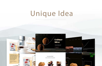 Bakery graphic design ui ux design