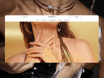 Messika - Disrupting Diamonds accessories black and white clean ecommerce interaction jewel jewellery jewelry jewels lookbook luxury messika minimalist mobile motion product page store ui design user interface website interaction