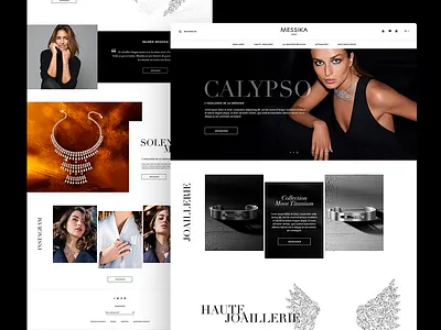 Messika - Disrupting Diamonds accessories black and white catalog clean ecommerce funnel interaction jewellery jewelry jewels lookbook messika mobile product page responsive shop store ui ui design user interface
