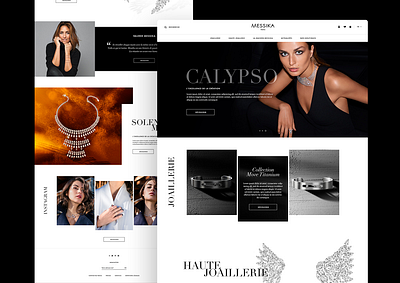 Messika - Disrupting Diamonds accessories black and white catalog clean ecommerce funnel interaction jewellery jewelry jewels lookbook messika mobile product page responsive shop store ui ui design user interface
