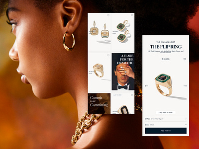 Cast Jewelry - Inspiration-based Shopping branding creative direction design development editorial pdp plp product product description product listing shopify plus ui ux