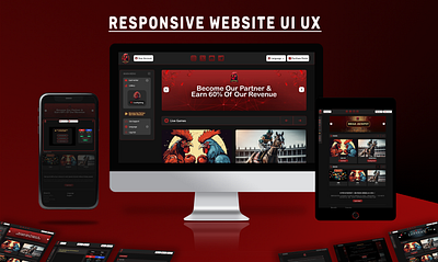 Responsive website IU UX design in XD Figma figma responsive ui ux ui website ui ux website ui ux design xd