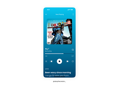 Music player app design figma graphic design mobile mobile design music music app music player now playing player ui uiux ux