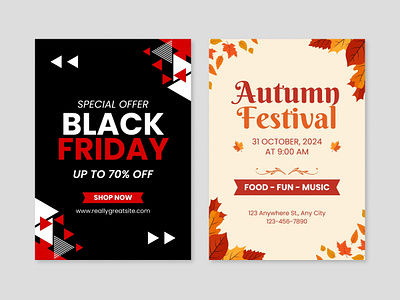 Flyer Template Design banner branding flyer graphic design template