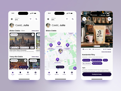 PinTrip: Mobile app improving tourists experience application map localization pin map mobile app navigation navigation app travel app