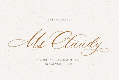 Ms Claudy | Wedding Calligraphy Font Free Download branding calamar font calligraphy font contemporary copperplate elegant font feminine feminine font fine art font font handwritten logo font modern calligraphy romantic script script font stylish wedding invitation wedding invitation font