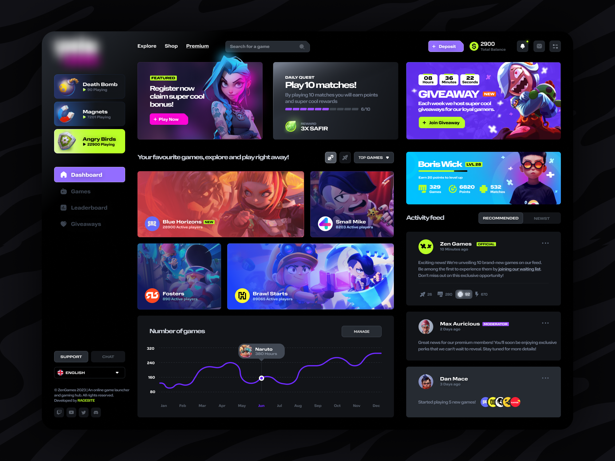 Example of Gaming Marketplace Design
