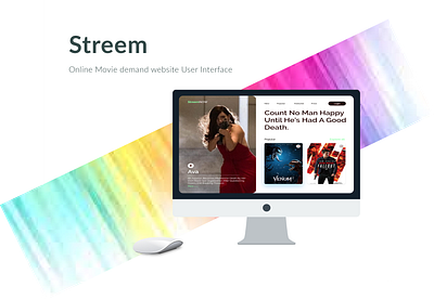 Streem Now - Movies concept app cocept design mobile movies ott platfrom ui ux website