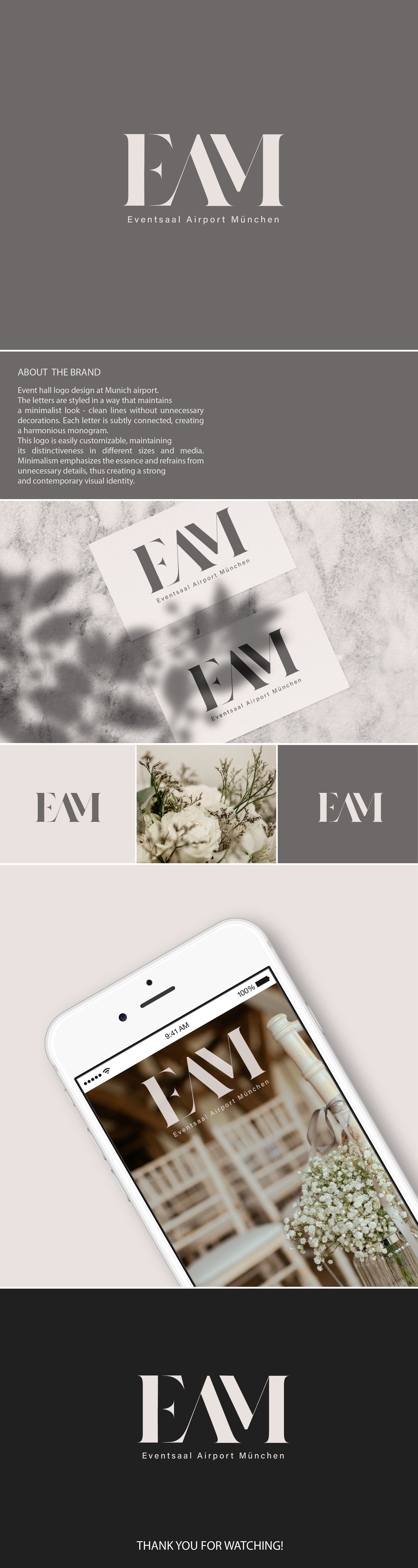 Event hall logo design at Munich airport. art branding design graphic design illustration logo typography vector