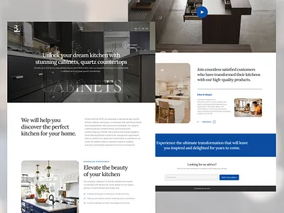 Best Kitchen DFW — Website Revamp Challenge america cabinet clean countertop design kitchen landing landing page light minimalist minimalistic modern professional redesign responsive revamp sleek table united states website