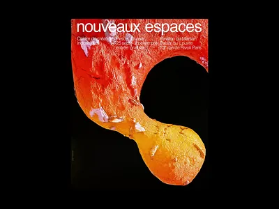 Jean Widmer - Motion Poster Tribute - Nouveaux Espaces 3d affiche design espaces font ground helvetica jean widmer lettrage loop moon motion poster rock space swiss tribute typeface typo