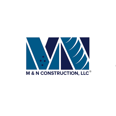 M&N Construction | Logo art direction bold design bold logo brand mark construction logo creative direction design graphic design logo design logotype typography
