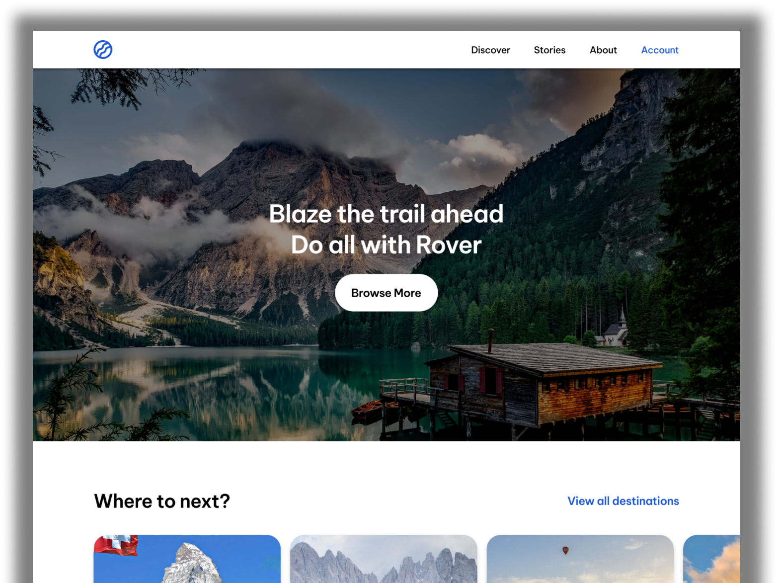 Travel Page by Randygalangg on Dribbble