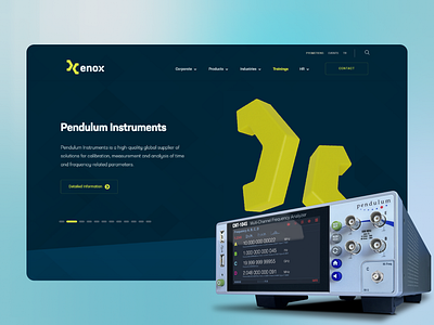 Enox | Engineering Hardwares and Softwares - Website branding design energy engineering logo test ui ux web site