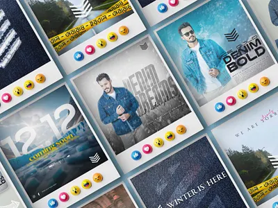 Social Media Content Set branding graphic design social social media