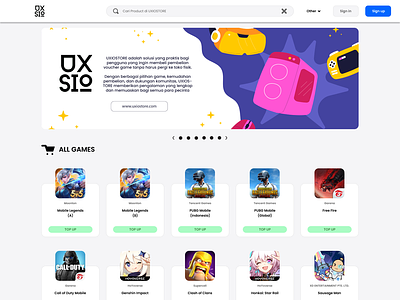 Online Games Website designs, themes, templates and downloadable graphic  elements on Dribbble