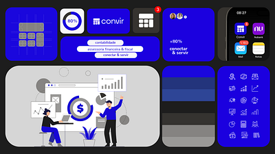 Convir - Accounting (São Paulo, Brazil) branding graphic design logo ui