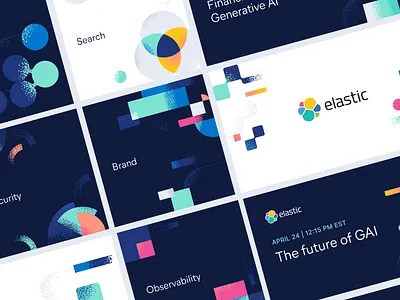 Elastic Brand Refresh ai brand refresh branding design graphic design illu tech