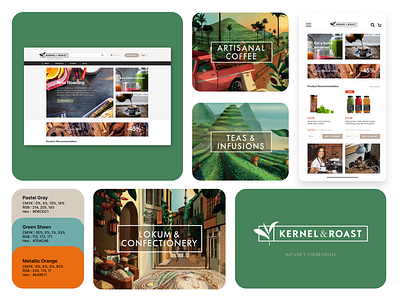 Kernel&Roast design graphic design kernelroast ui ux web design