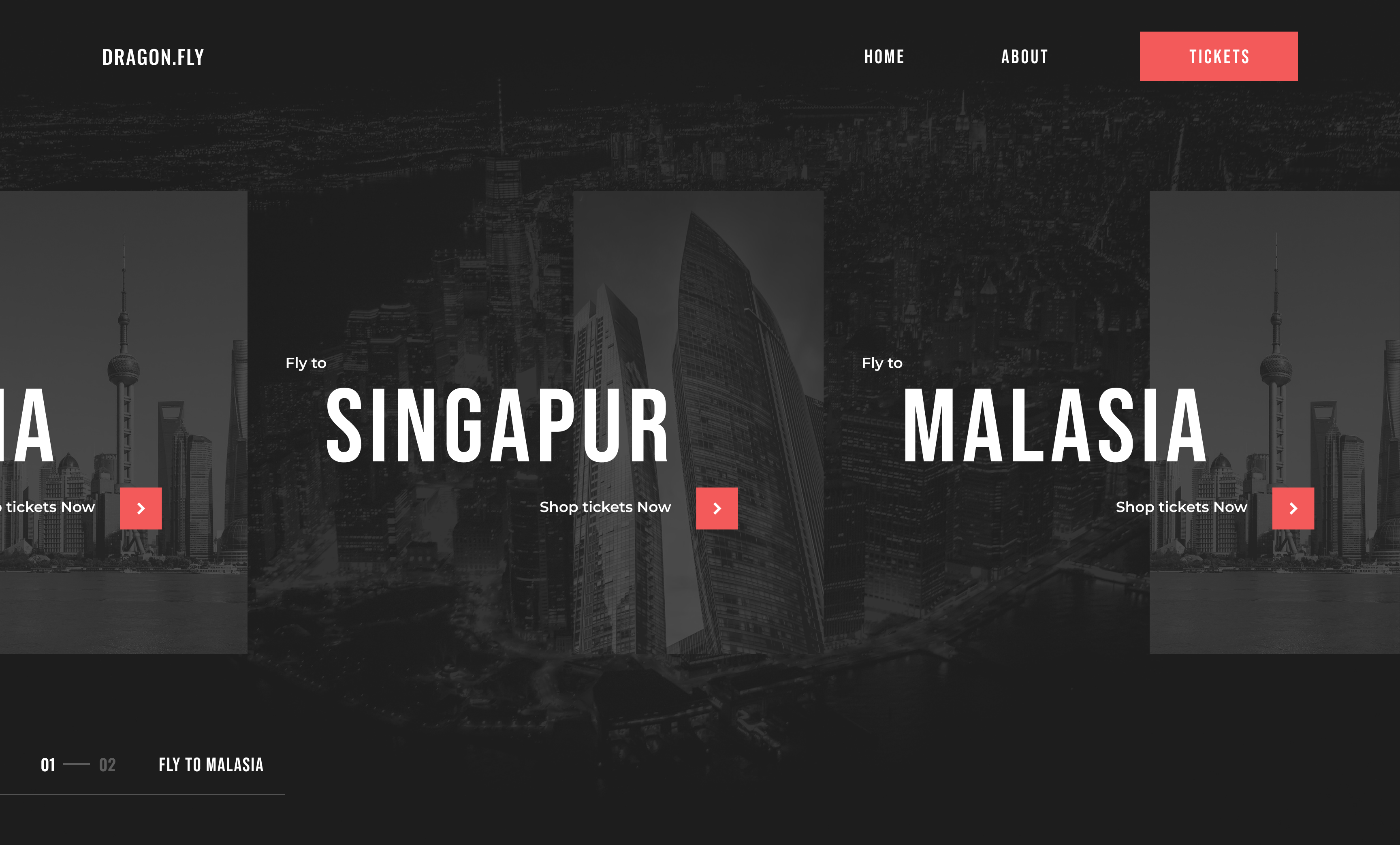 Example of Website Design Per Page