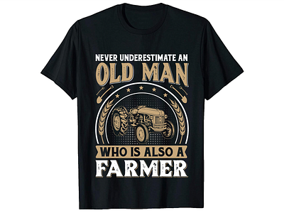 Farmer T-shirt bulktshirt customtshirt farmer farmershirt farmertshirt trendytshirt tshirt typographytshirt