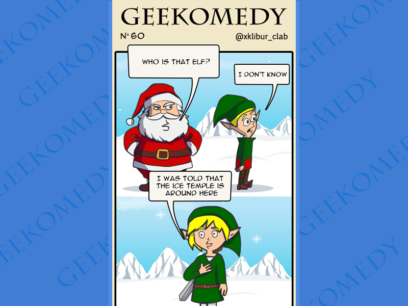The new elf geek geekomedy illustration photoshop thelegendofzelda video games webcomic
