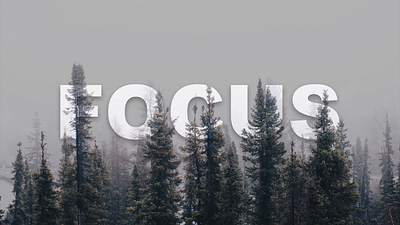Focus Wallpaper | Photoshop design typography ui