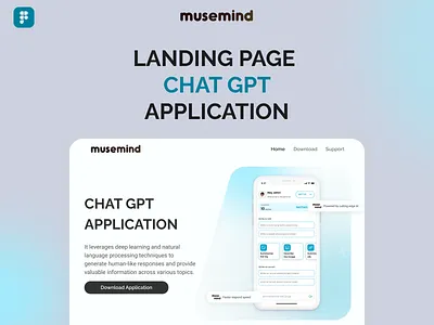 Landing Page | Chat GPT ai android application chat gpt ios landing landing page ai smart