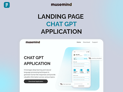 Landing Page | Chat GPT ai android application chat gpt ios landing landing page ai smart