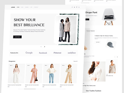 Fashion website design design figma figmawebsite landingpagedesign shafinkhan shaifnkhanuix ui userinterface webapps webdesign webdesigner webpages webpagesdesign website websitedesign websitetemplate websiteui websiteuidesign webtemplate webui