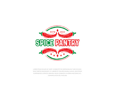 Spice Pantry logo design creative design. branding creative design graphic design grocery illustration logo logo design logodesign logotype ui