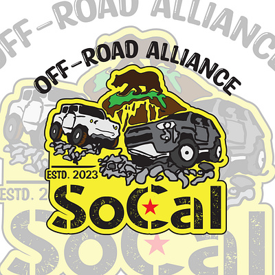 SoCal club graphic design illustration logo vector